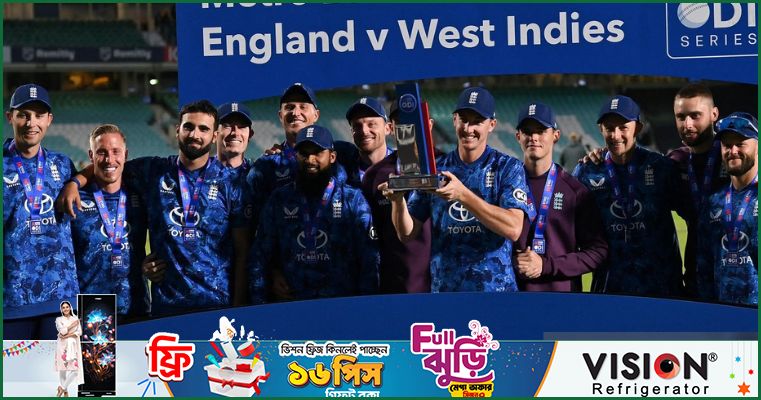 ওয়েস্ট ইন্ডিজকে হোয়াইটওয়াশ করল ইংল্যান্ড